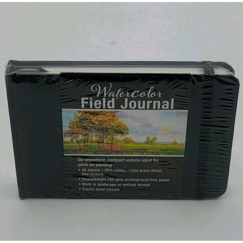 Watercolor Field Journal Peter Pauper Studio Series Brand New Sealed B43.1GO3539